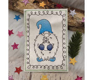 ADVENTSKALENDER 22. Dezember - Stickserie - ITH Postkarte Doodle Rahmen Vol. 2